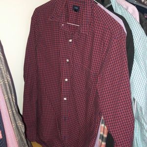 J crew L slim fit button up